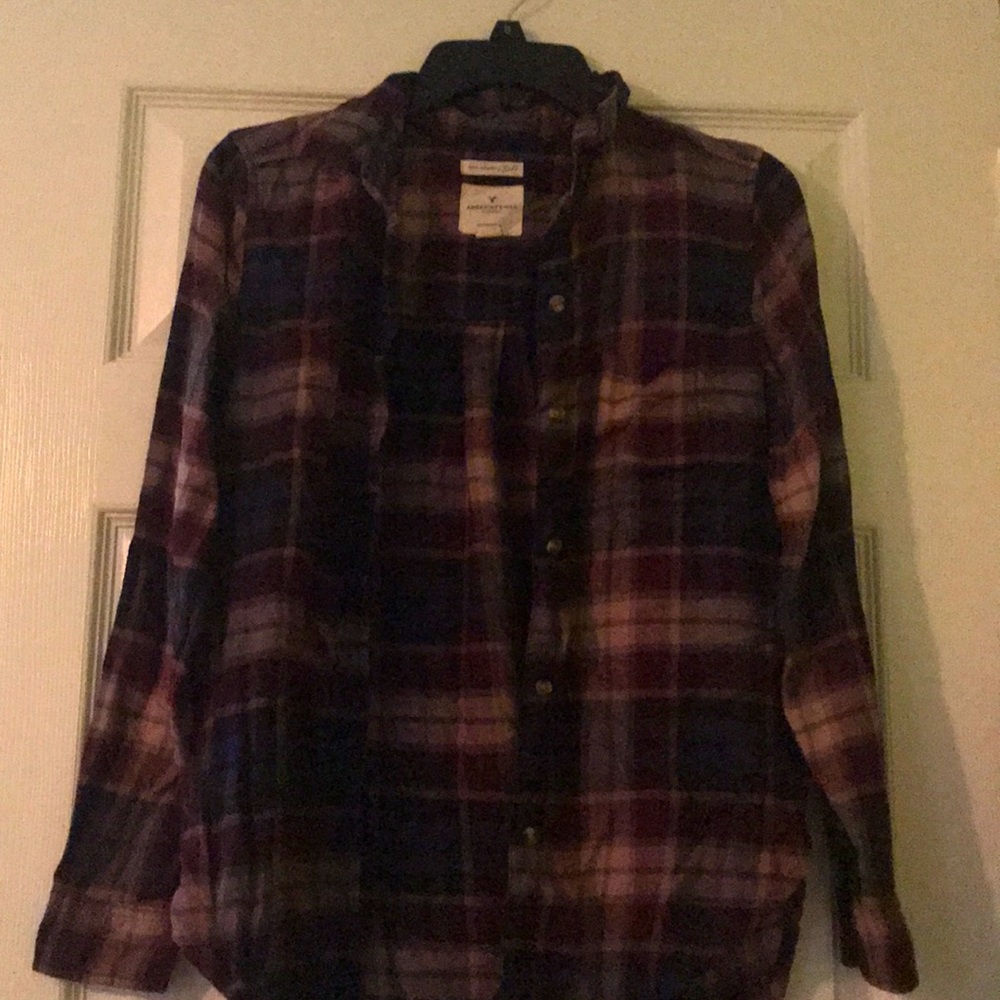 American Eagle flannel xs